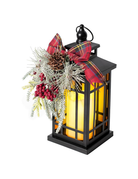 Farol de Metal Vintage N&T NIETING 37 cm LED Decorativo