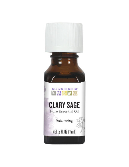 Aceite Esencial de Salvia Clary Aura Cacia 15 ml - Natural