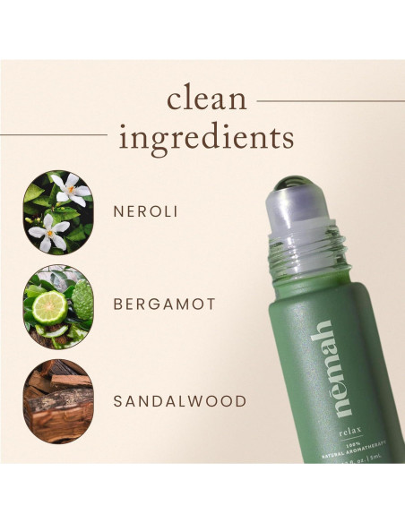 Roll On Aromaterapia Calmante Nmah 5 ml - Vegano y Libre de Crueldad