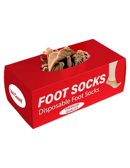 Calcetines Desechables de Cuero Hero - 72 Pares para Mujeres