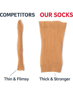 Calcetines Desechables de Cuero Hero - 72 Pares para Mujeres 2