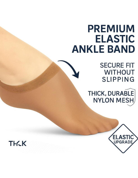 Calcetines Desechables de Cuero Hero - 72 Pares para Mujeres