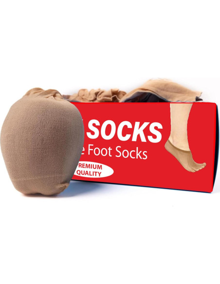 Calcetines Desechables de Cuero Hero - 72 Pares para Mujeres