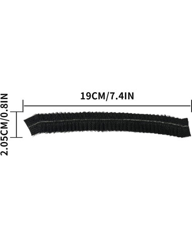 100 Gorras Bouffant Desechables Negras para Cocina y Belleza