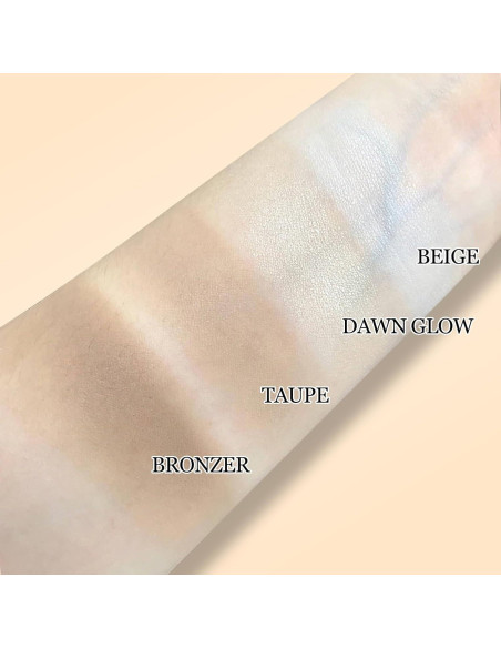 Paleta de Contorno Mate Erinde 02 Marrón Oscuro 45g