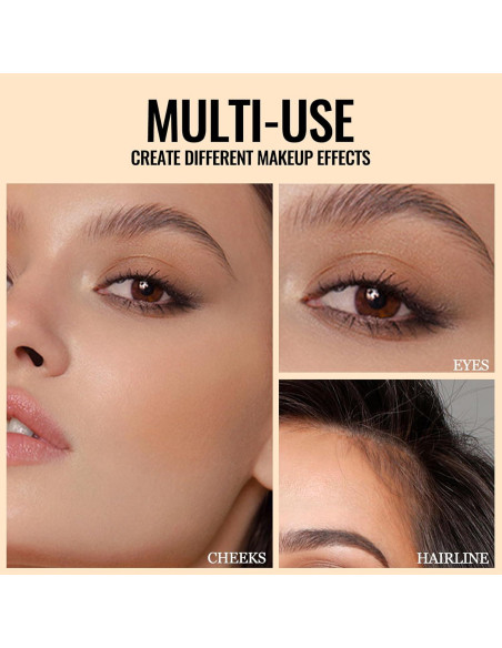 Paleta de Contorno Mate Erinde 02 Marrón Oscuro 45g