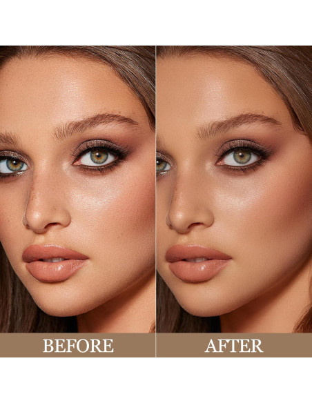 Paleta de Contorno Mate Erinde 02 Marrón Oscuro 45g