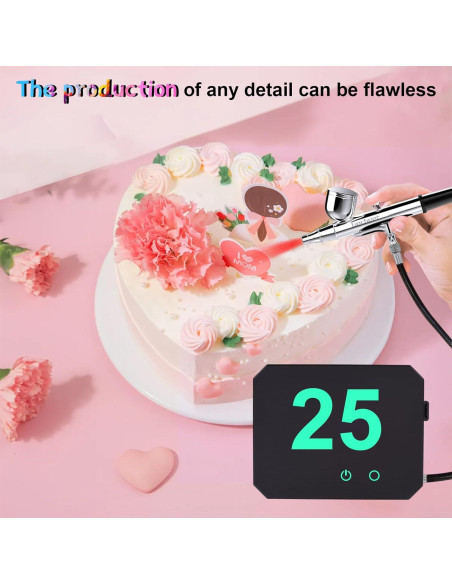 Compresor de Aerógrafo Portátil Gocheer 12V 52 PSI Negro