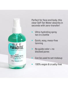 Isla del Paraíso Bronceador Autoadhesivo Media + Spray Pro Glow 2