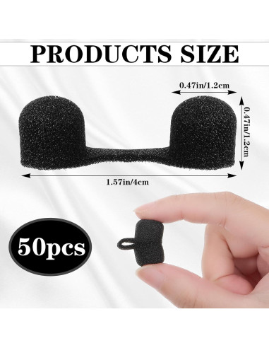 50 Filtros Nasales Desechables ElevateTech para Polvo y Olores