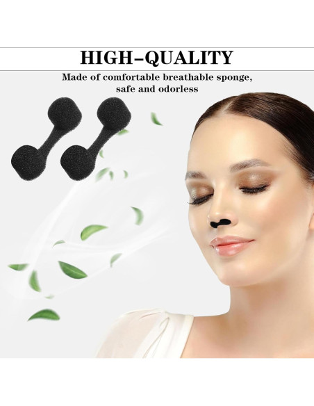 50 Filtros Nasales Desechables ElevateTech para Polvo y Olores