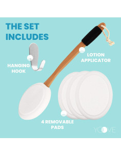 Aplicador de Loción Yoove para Espalda 43 cm | Almohadillas Suaves 2