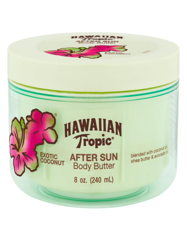 Aceite bronceador en spray Hawaiian Tropic SPF 25 240ml + Manteca corporal 240ml