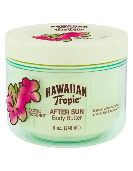 Aceite bronceador en spray Hawaiian Tropic SPF 25 240ml + Manteca corporal 240ml