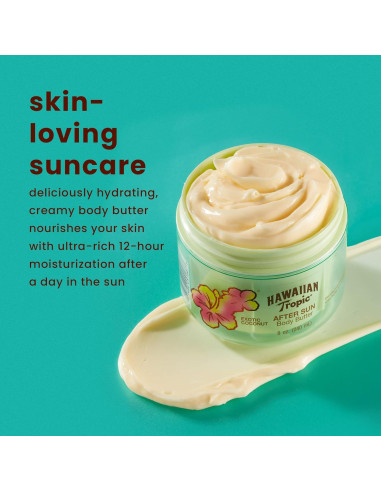 Aceite bronceador en spray Hawaiian Tropic SPF 25 240ml + Manteca corporal 240ml