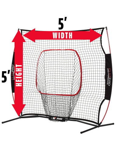 Red de Béisbol Franklin Sports Flexpro 5' x 5' (1.52 m) Portátil