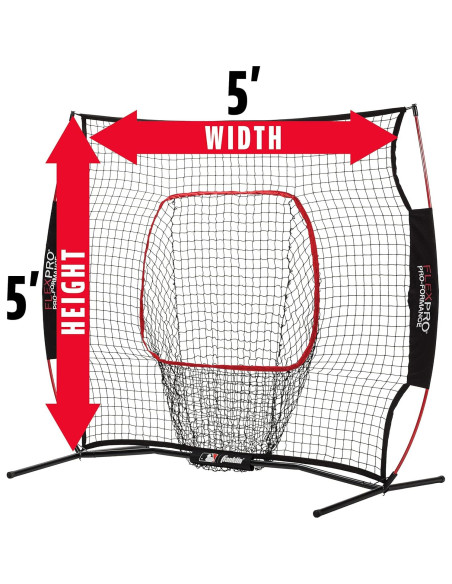 Red de Béisbol Franklin Sports Flexpro 5' x 5' (1.52 m) Portátil