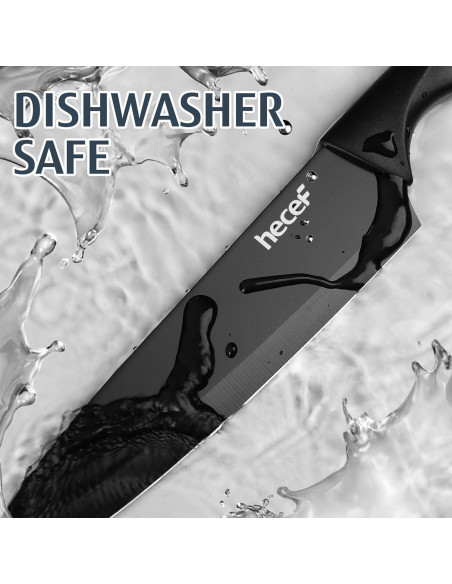 Juego de Cuchillos de Cocina Hecef 15 Piezas Antiadherente