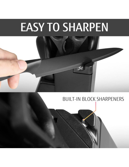 Juego de Cuchillos de Cocina Hecef 15 Piezas Antiadherente