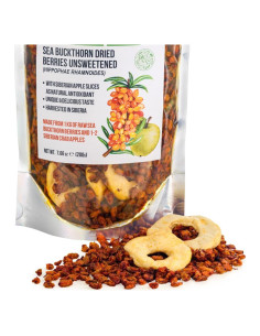Bayas de Espino de Mar Siberiano 200 g 100% Naturales