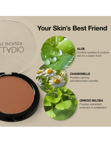 Bronceador Mate Palladio 9.92g Sin Líneas de Bronceado