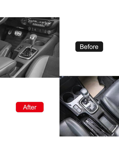 Panel Cubierta Cambio Toyota Hilux 2016-2025 L2R Fibra Carbono