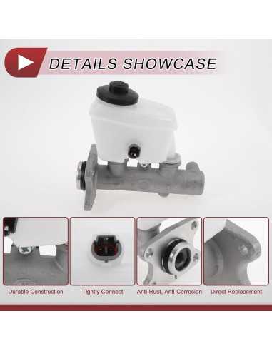 Cilindro Maestro de Freno HEROFFIX para Toyota Hilux 1988-1997