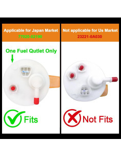 Bomba de combustible Zxyculture 1.8L para Toyota Corolla 2000-2008 2