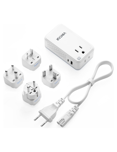 Convertidor de Voltaje VINTAR 220V a 110V 200W para Viajes
