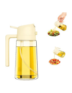 Pulverizador de Aceite de Oliva 470ml Genérico - Vidrio a Prueba de Fugas