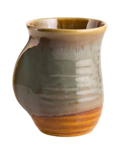 Taza Calentadora de Manos GUTE Cerámica Verde Desierto 414ml 2