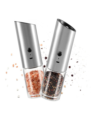 Juego de Molinillos Eléctricos de Sal y Pimienta VEVOK CHEF