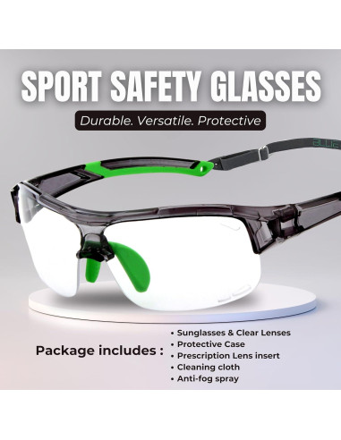 Gafas de Seguridad Deportivas BLUE CUT con Lentes Intercambiables