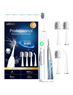 Cepillo de Dientes Eléctrico OILSAO ABB886-2 con Irrigador 3 en 1