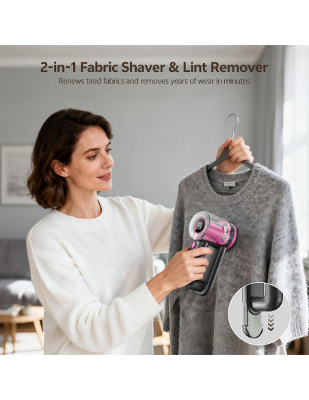 Afeitadora de tela Wauvmoss CY609 2 en 1 recargable 2000mAh