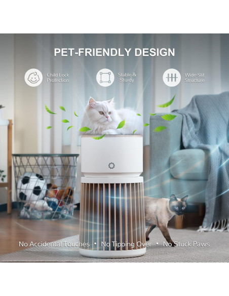 Purificador de Aire HEPA Airthereal AGH400-PET para Mascotas
