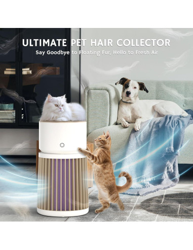 Purificador de Aire HEPA Airthereal AGH400-PET para Mascotas