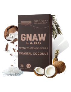 Tiras Blanqueadoras de Dientes GNAW LABS - 14 Tratamientos con Peróxido