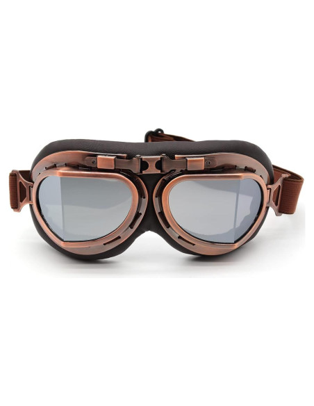 Gafas de piloto vintage Kucehiup UV protección y plegables