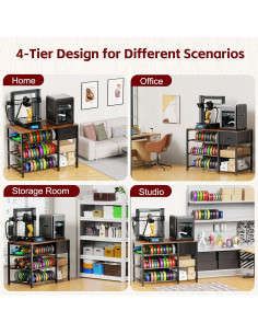 Soporte para Impresora 3D GUULIBERA con Estante y Cajón 19kg 2