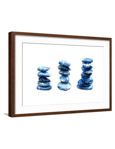 Impresión de Arte de Pared ART.COM Piedras Azules 73.66x53.34cm