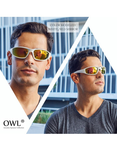 Gafas de sol deportivas UV400 para motocicleta - Paquete 2