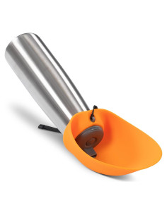 Botella de Agua Aislada Messy Mutts 600ml con Tazón Plegable