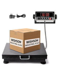 Escala Postal Digital WISHSOM 300kg Alta Resistencia 50x40cm