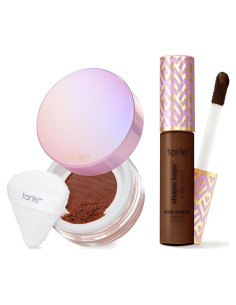 Corrector Cremoso Tarte Shape Tape + Polvo Fijador Sin Pliegues