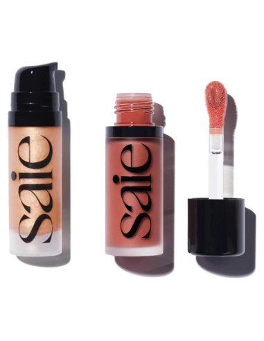 Dúo de Maquillaje Saie: Glowy Super Gel y Dew Blush
