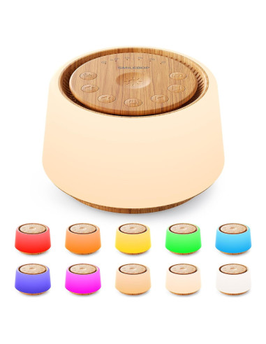 Máquina de Ruido Blanco SMILEBOP B69 con Luz Nocturna 30 Sonidos