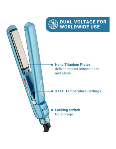 Secador de Pelo Profesional BaBylissPRO Nano Titanium 0.97kg