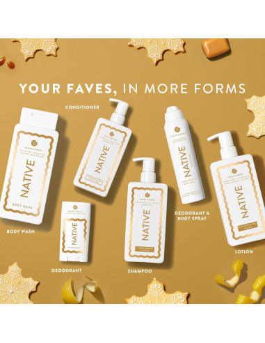 Desodorante Nativo Edición Navideña Galleta de Azúcar 75g