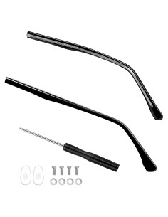 Patas de Gafas de Metal Gatuida Reemplazo Universal 13.49cm